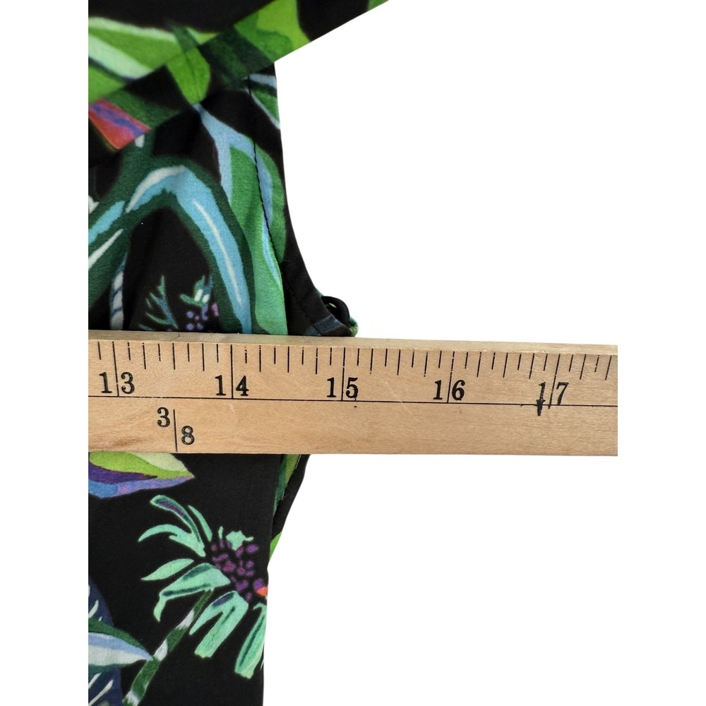 Jason Wu Pleated Women's Sz 2 Black Floral-Print Cotton-Sateen Midi Dress NWT - Picture 7 of 8